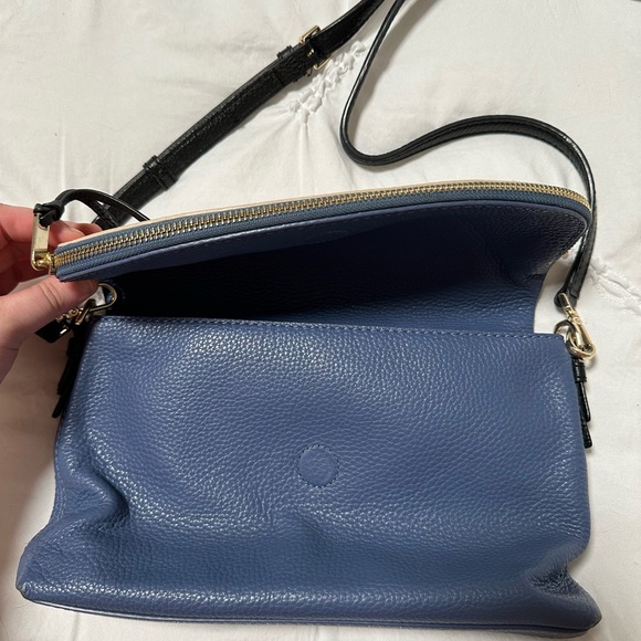 Kate Spade Blue and Cream Crossbody Purse - Picture 4 of 8